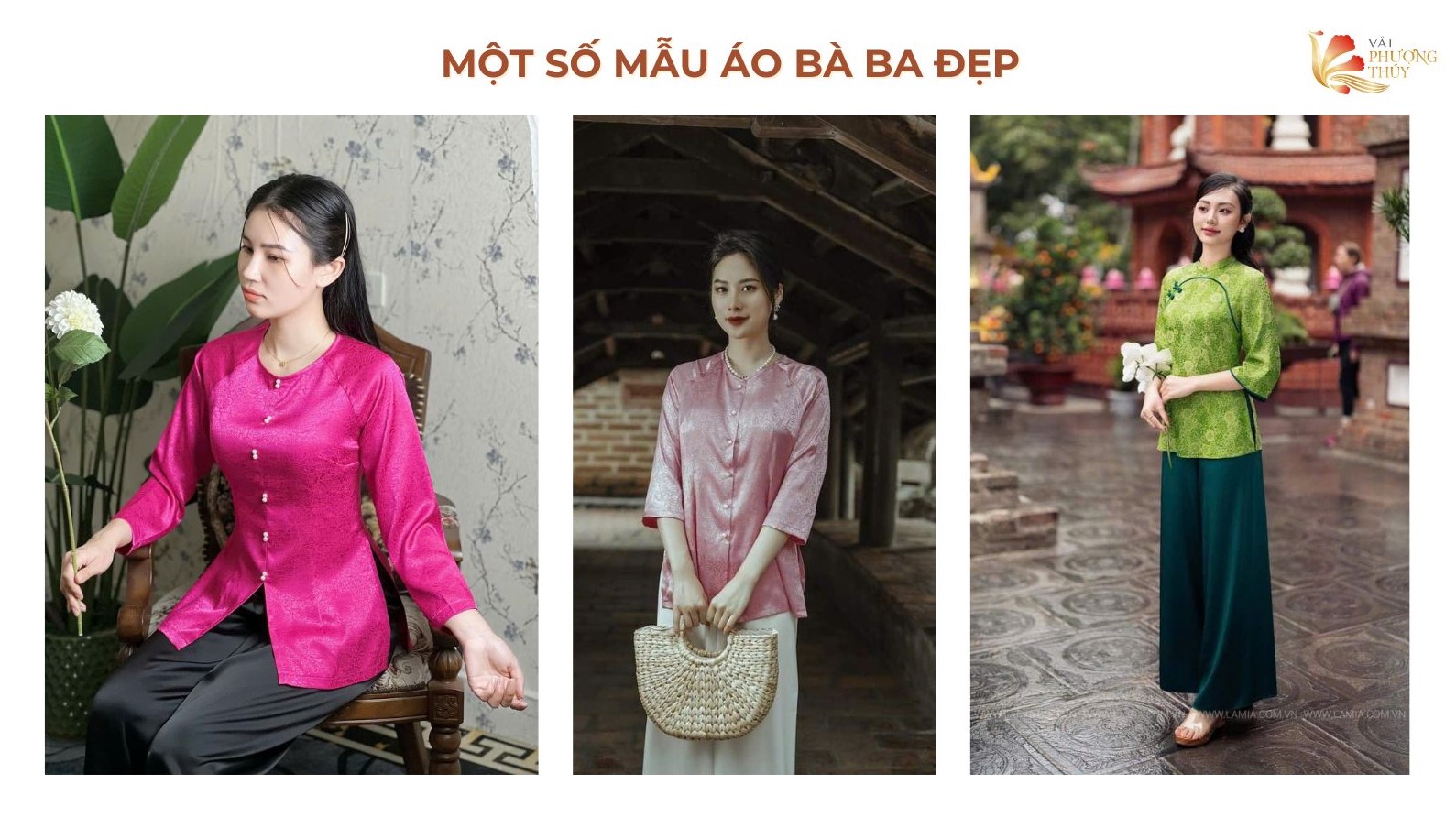 Một số mẫu đồ ba ba đẹp 