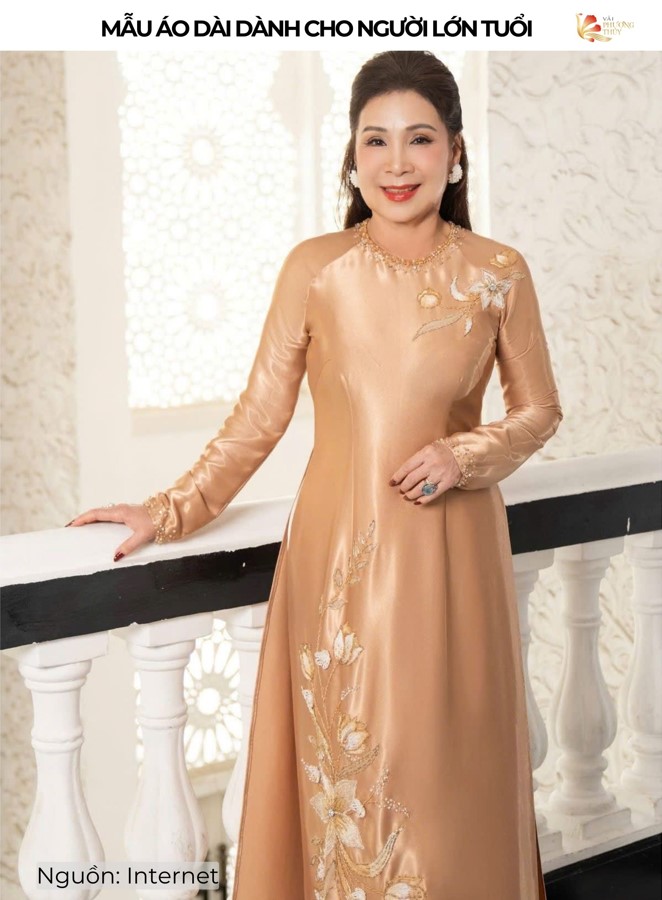 Các mẫu áo dài dành cho người lớn tuổi
