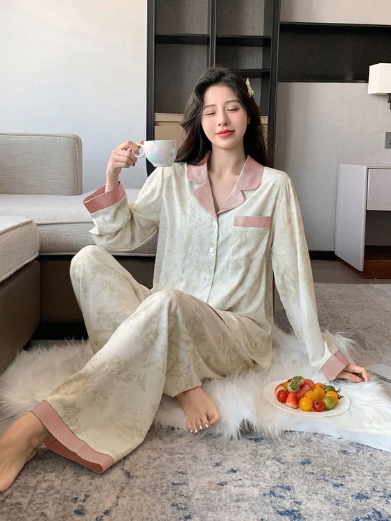 Mẫu Đồ bộ mặc nhà đẹp thoáng mát cho nữ