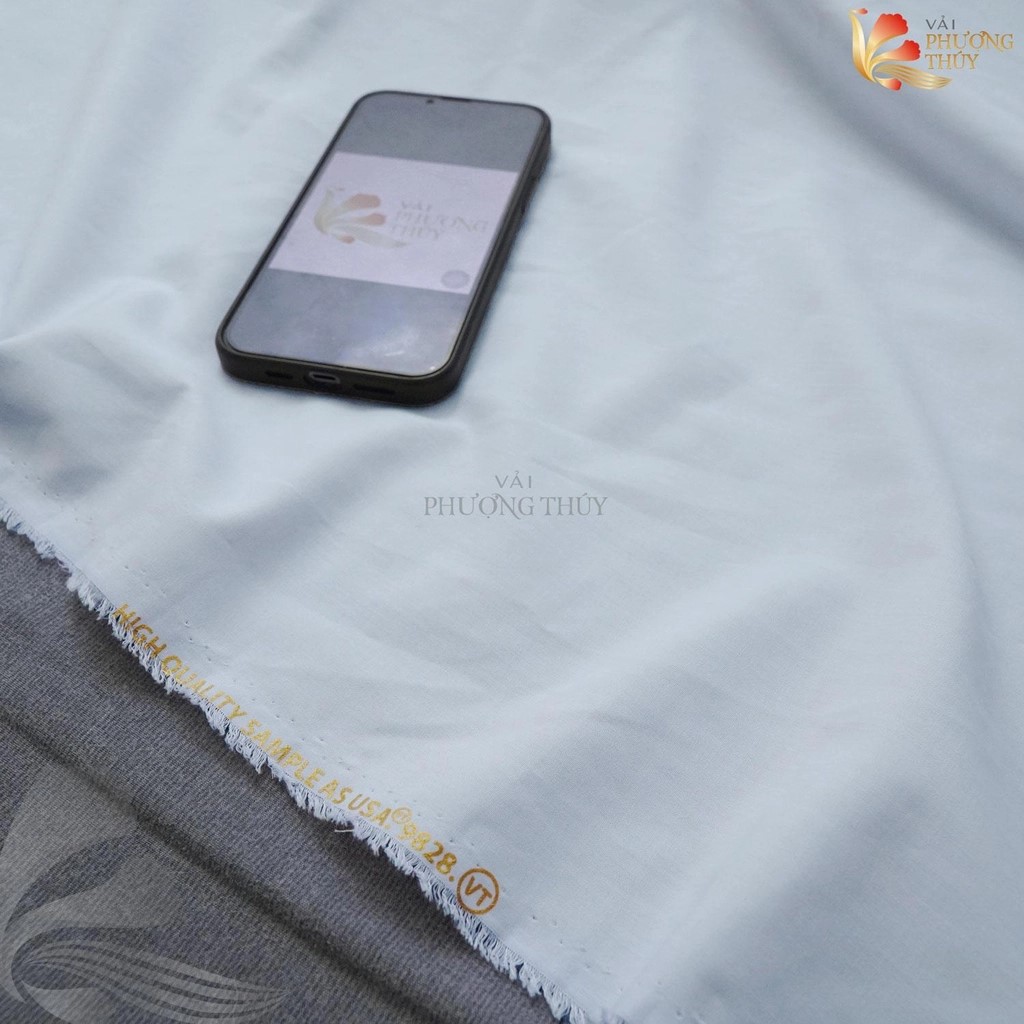 Vải kate may đồng phục học sinh Phượng Thúy