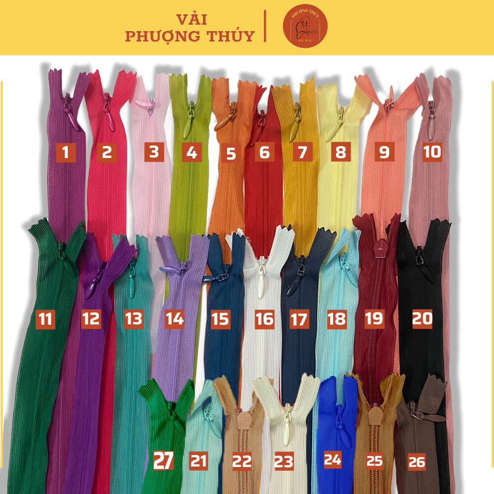 Phụ kiện may - khóa giọt lệ Phượng Thúy