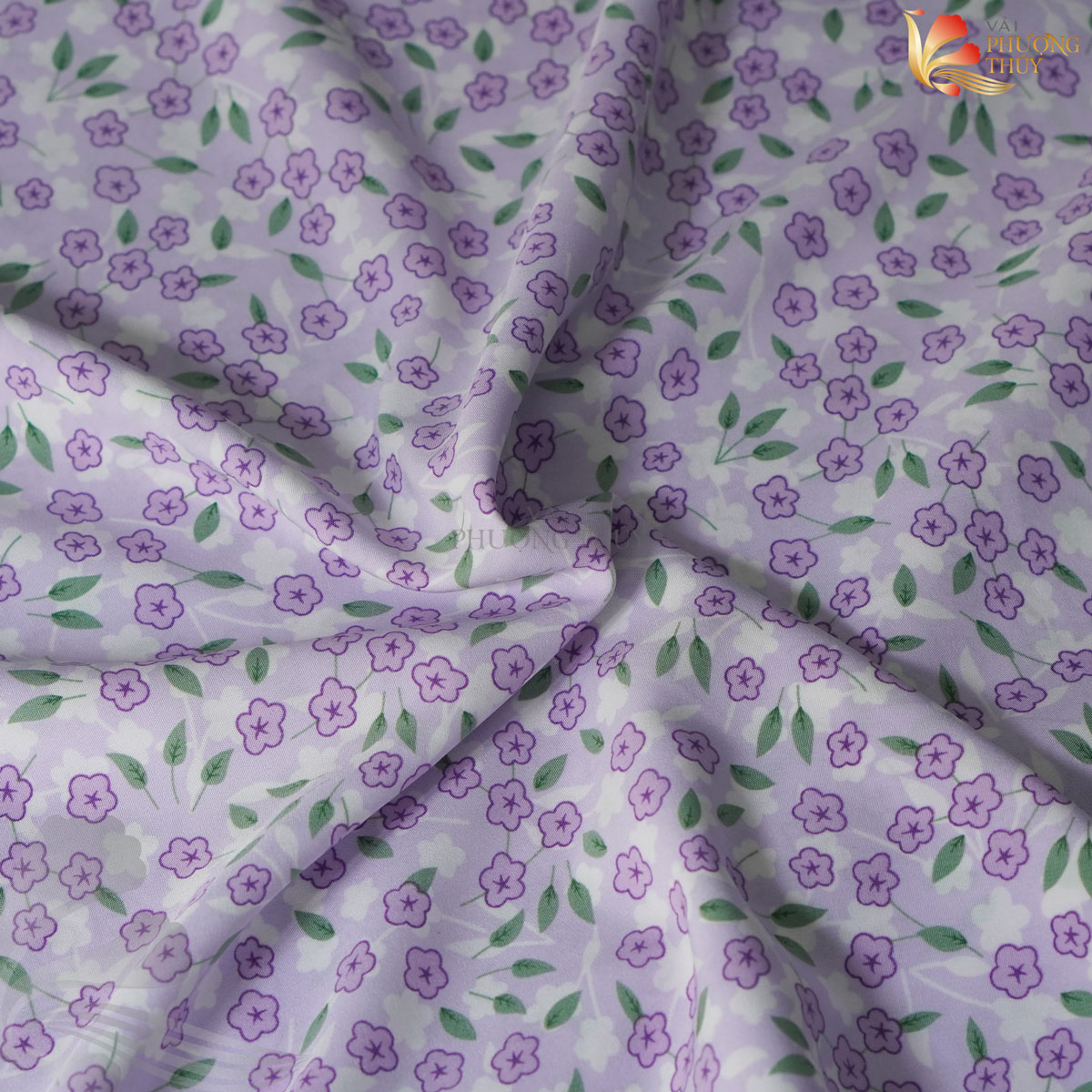 Lụa 100D hoa nhí Phượng Thúy