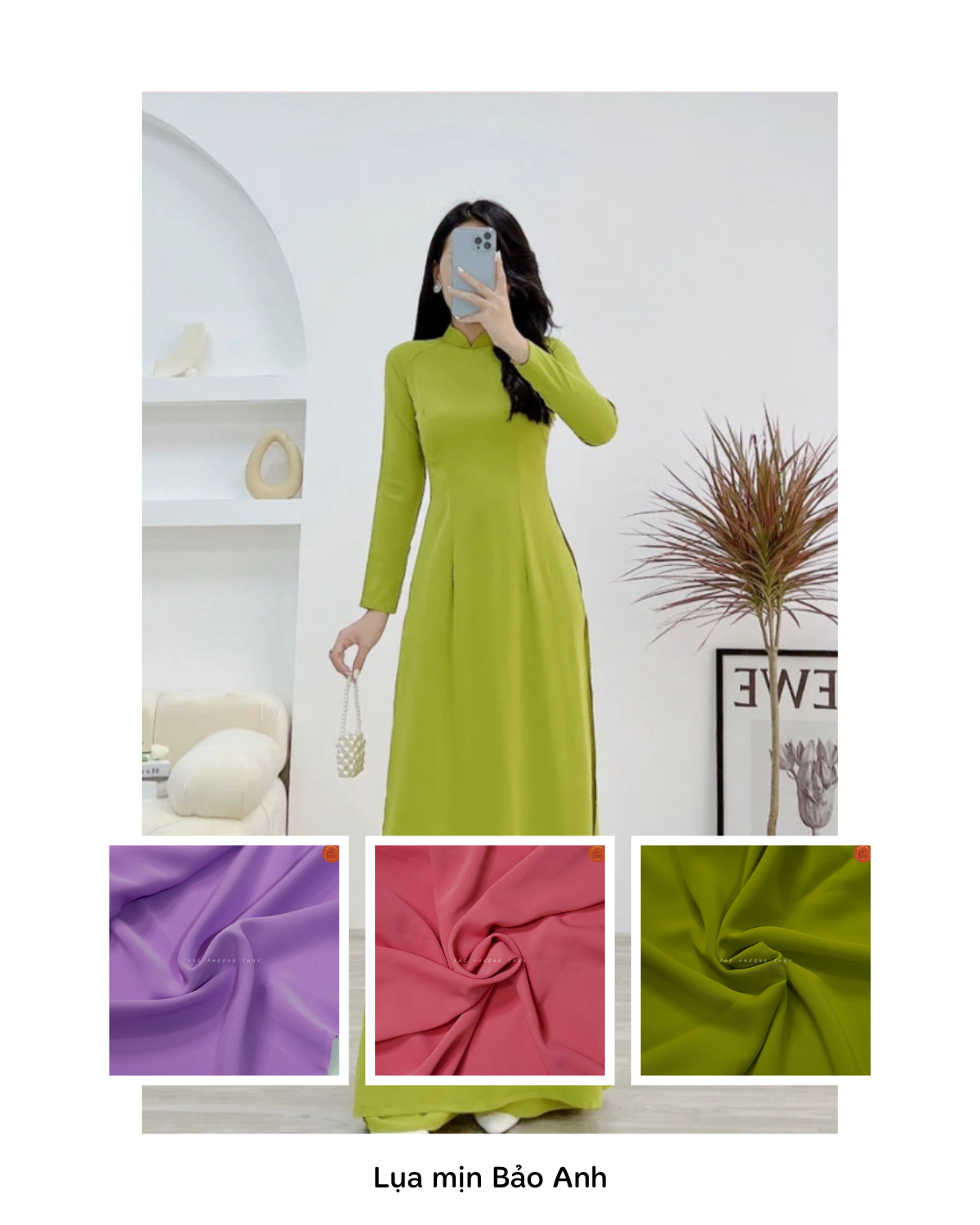 Lụa Mịn Bảo Anh | Vải may áo dài