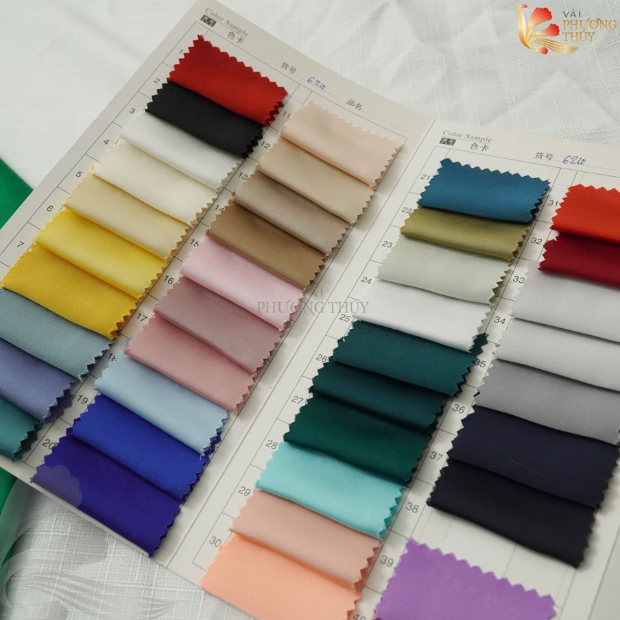 Bảng màu lụa Mã Não Phượng Thúy