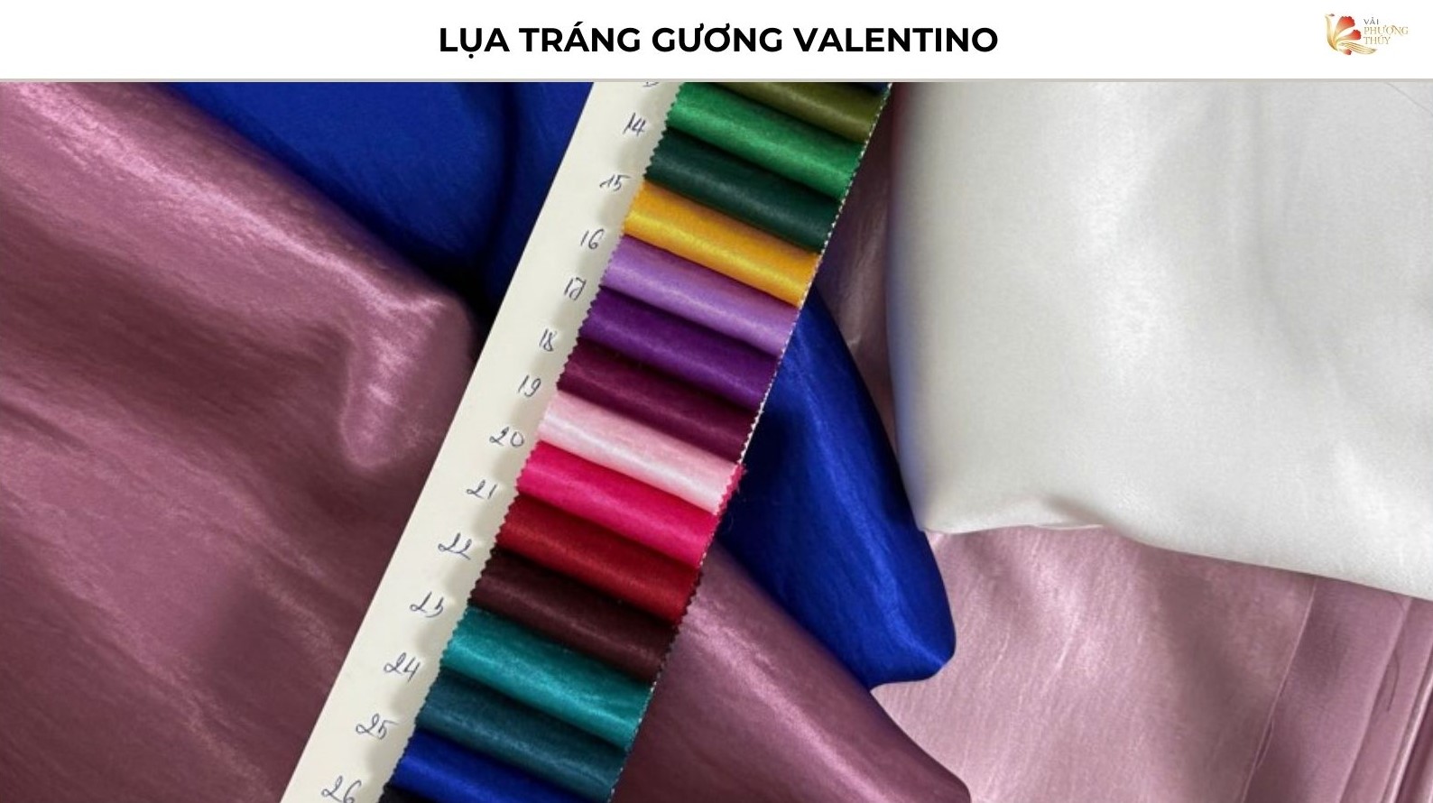 Lụa Valentino tráng gương