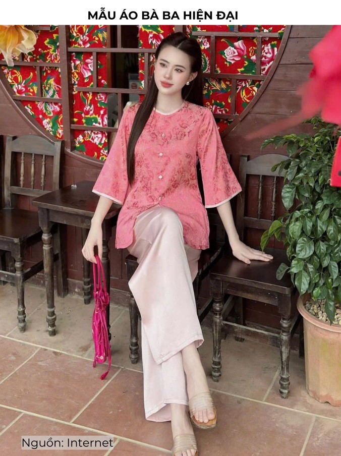 Mẫu áo bà ba hiện đại