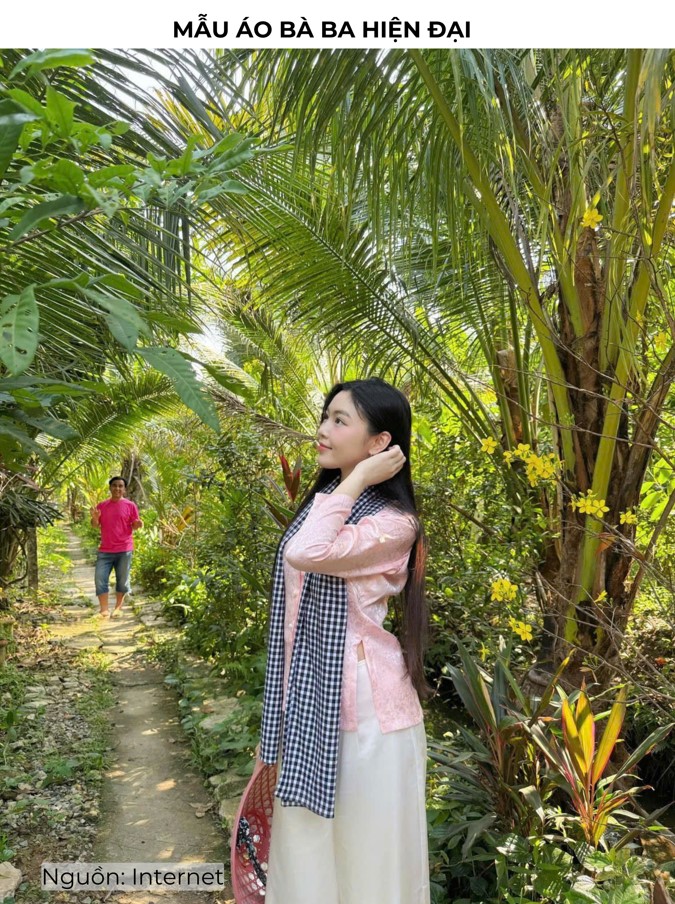 Mẫu áo bà ba hiện đại