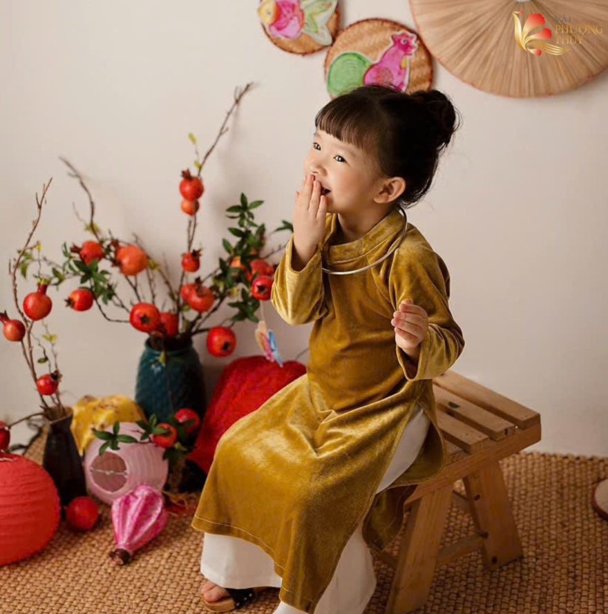 Giá các loại vải áo dài cho bé