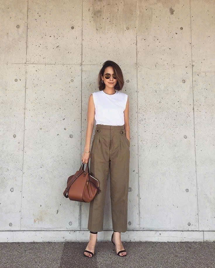 Mẫu quần baggy nữ