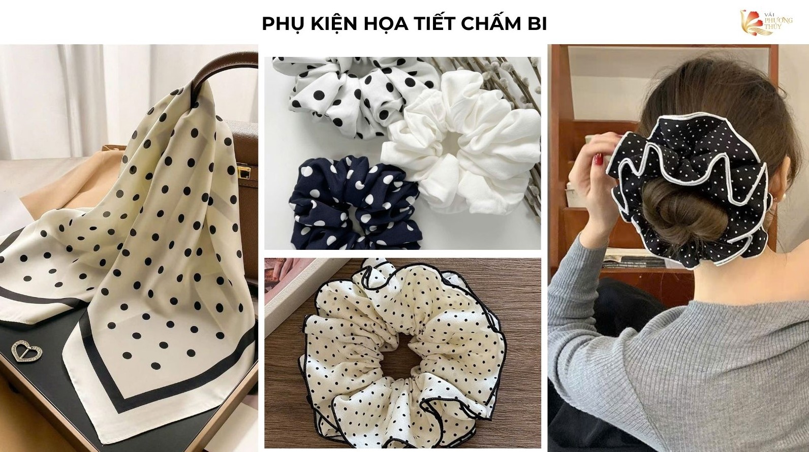 Phụ kiện họa tiết chấm bi
