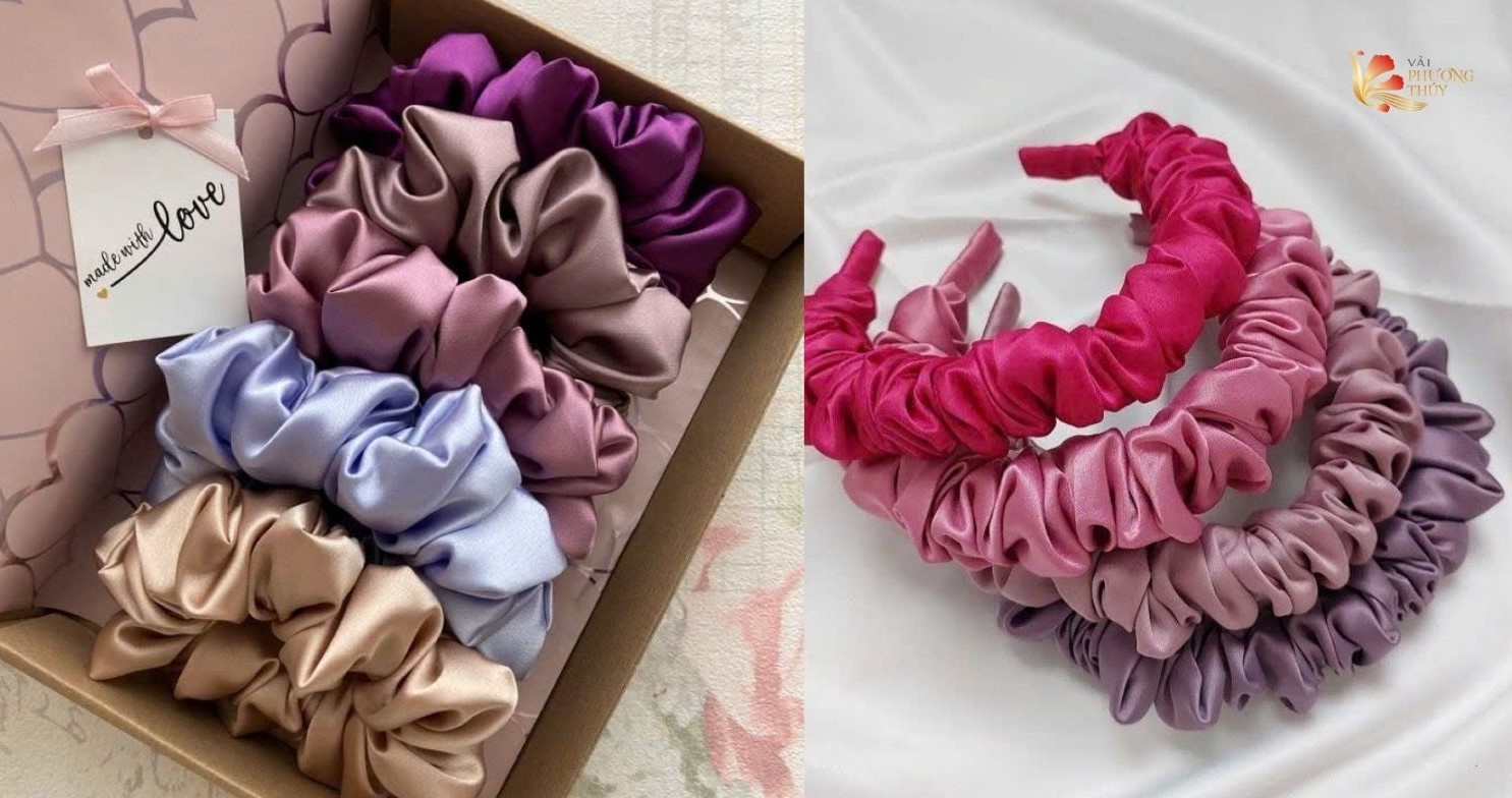 Phụ kiện thời trang vải satin