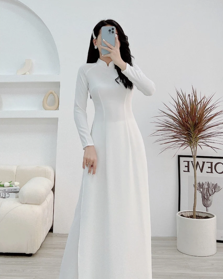 Áo dài Lụa Mịn Bảo Anh
