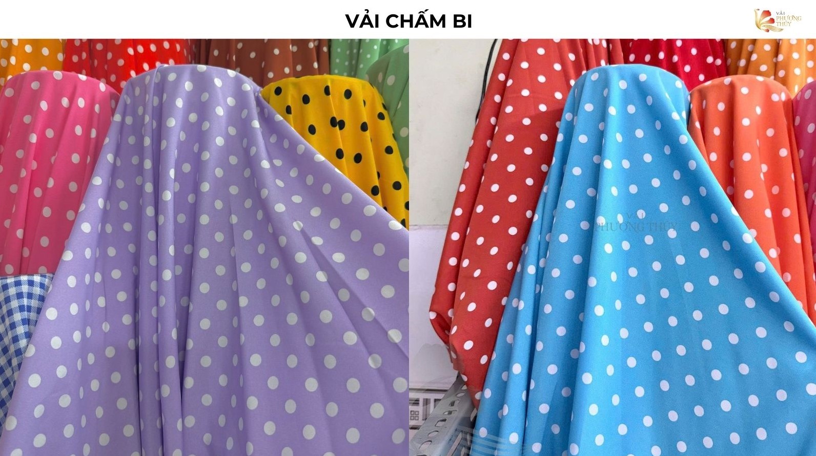 Vải chấm bi