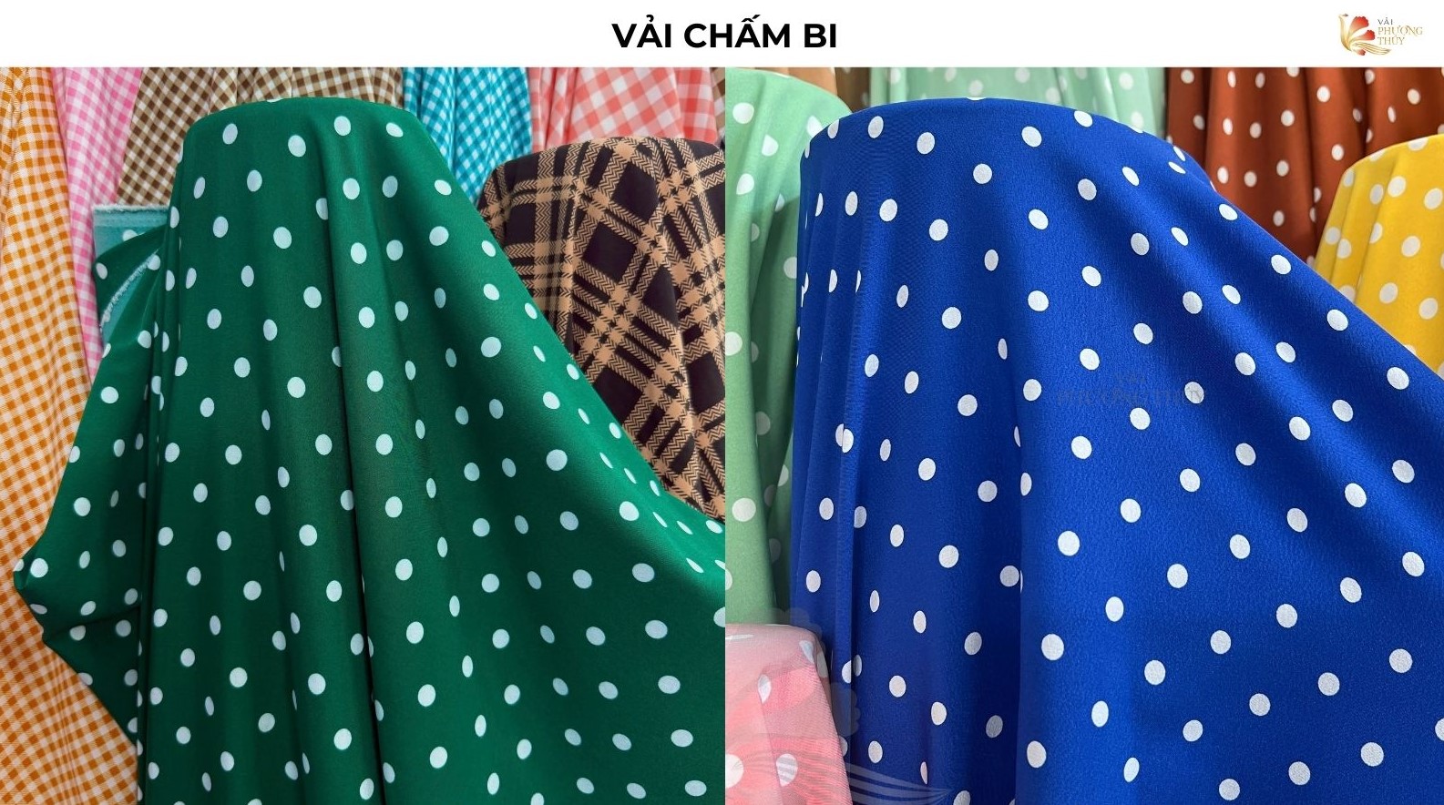 Vải chấm bi