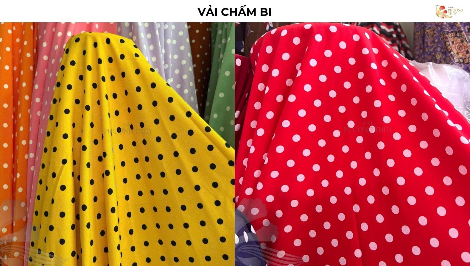 Vải chấm bi