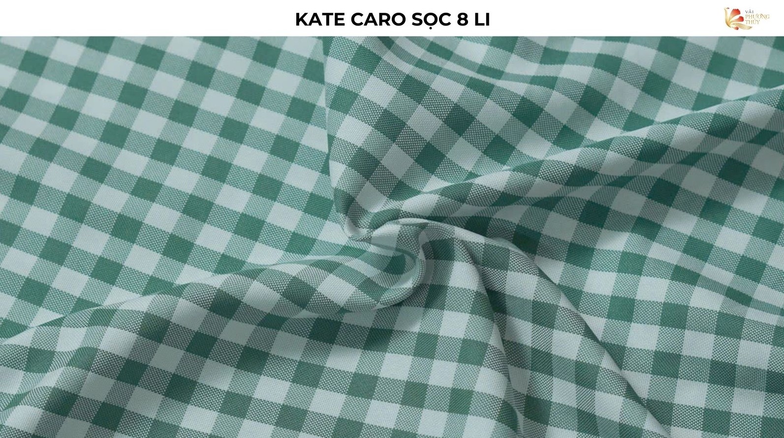 Vải kate caro 8 li (kate fos) 