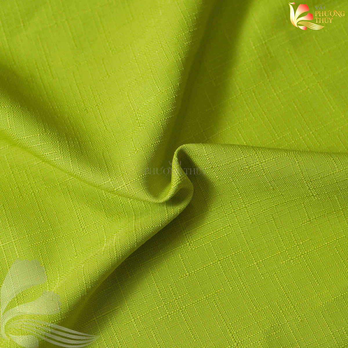 Cận chất vải linen gân may đầm váy