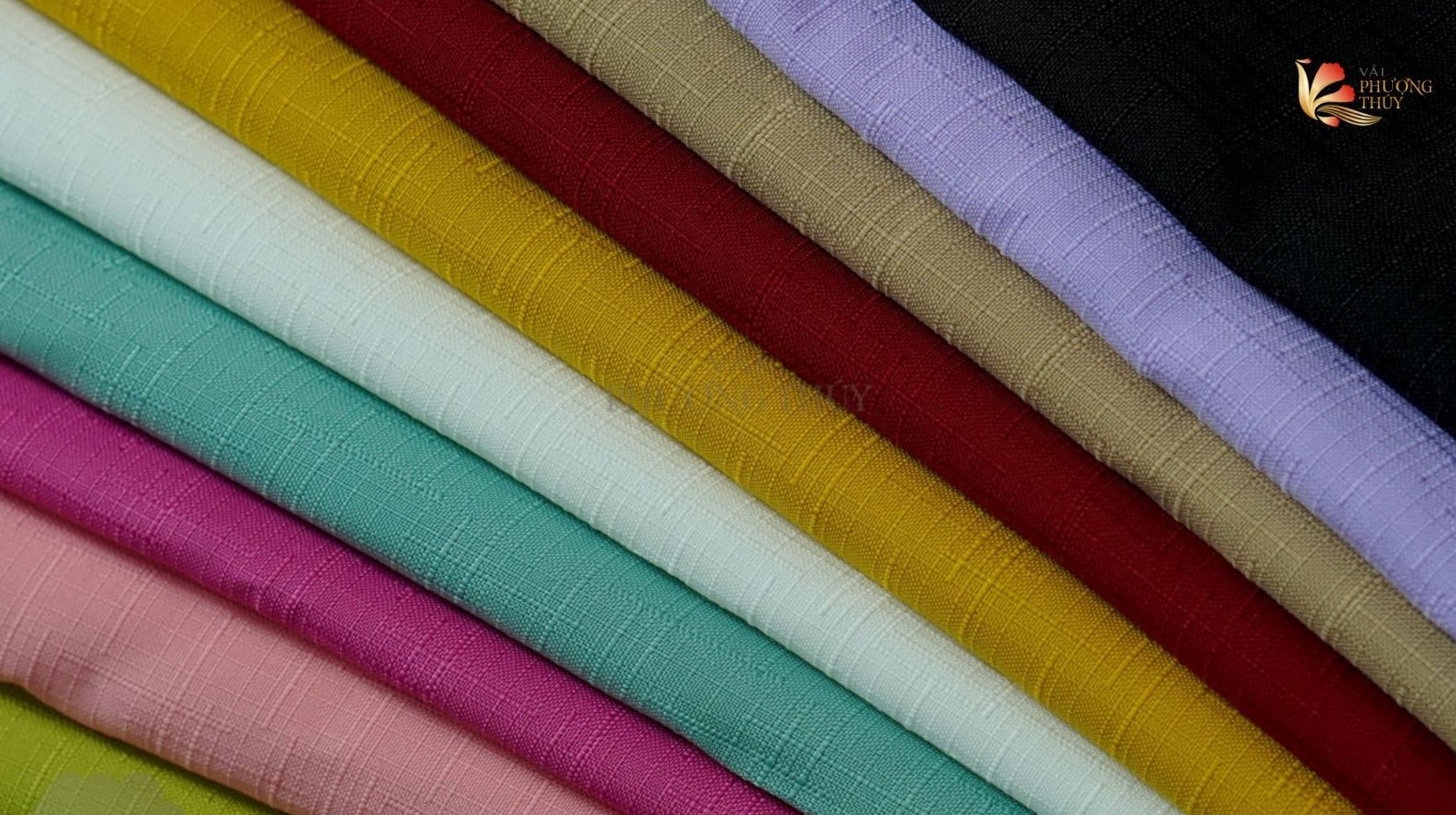 Vải linen gân
