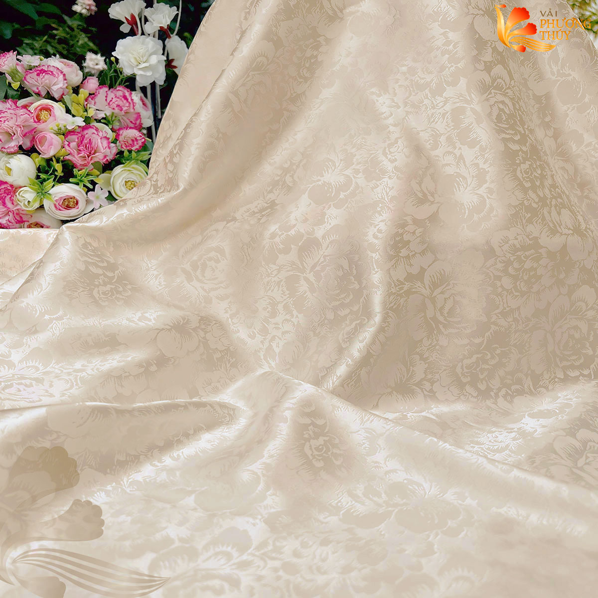 Vải lụa gấm Phượng Thúy