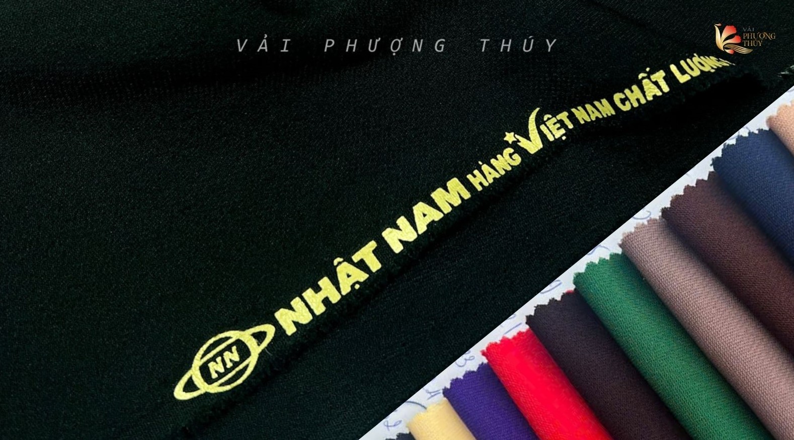Vải tuyết mưa Nhật Nam màu đen