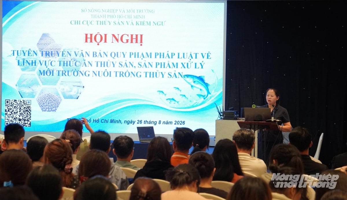 TP.HCM đẩy mạnh phân cấp, số hóa quản lý thức ăn thủy sản