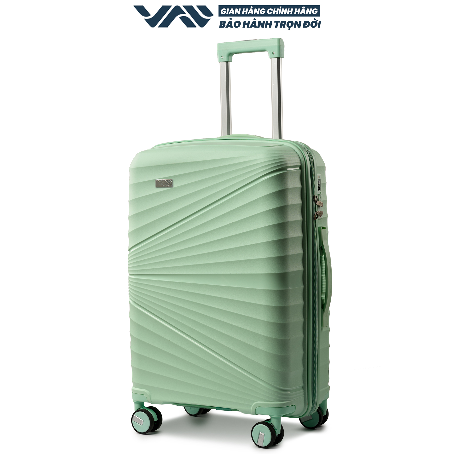 VALI DU LỊCH VALINY VNY03 NHỰA PP MÀU CAM