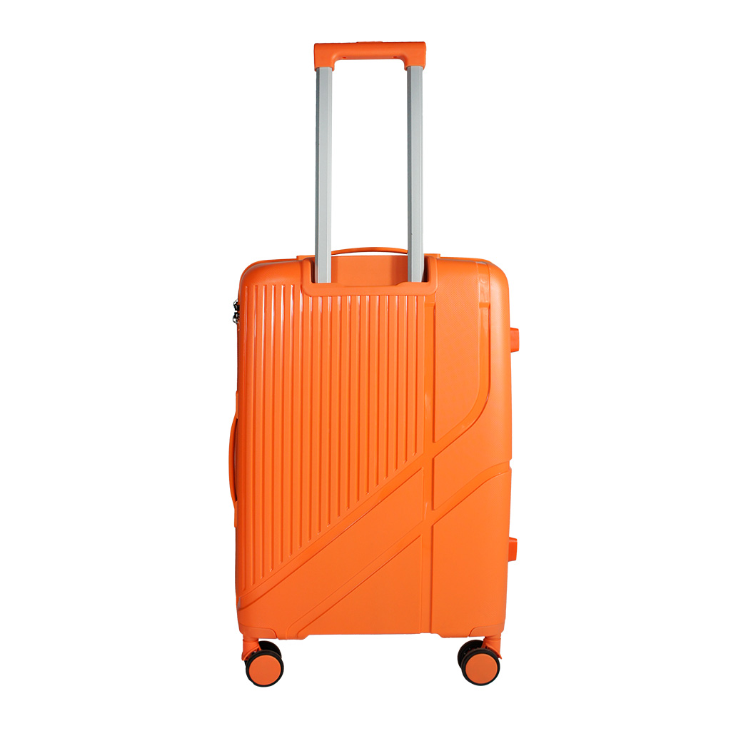 VALI DU LỊCH VALINY VNY01 NHỰA PP CAO CẤP SIZE 20/24 MÀU XÁM BẠC