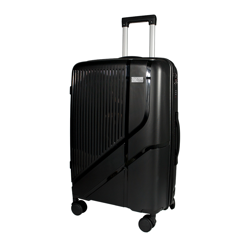 VALI DU LỊCH VALINY VNY01 NHỰA PP CAO CẤP SIZE 20/24 MÀU XÁM BẠC