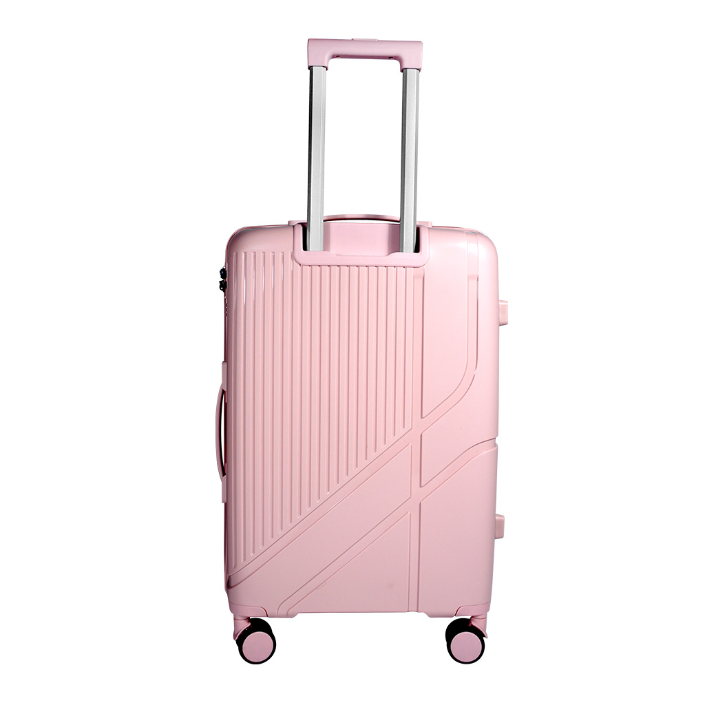 VALI DU LỊCH VALINY VNY01 NHỰA PP CAO CẤP SIZE 20/24 MÀU XÁM BẠC