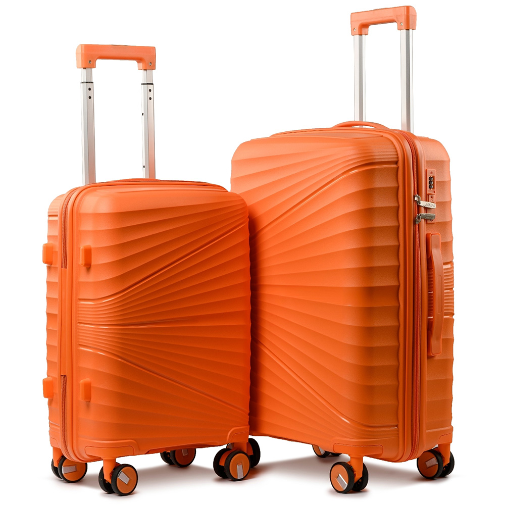 BỘ 2 VALI DU LỊCH VALINY SIZE 20 VÀ 24 INCH NHỰA PP ĐẲNG CẤP VÀ SANG TRỌNG
