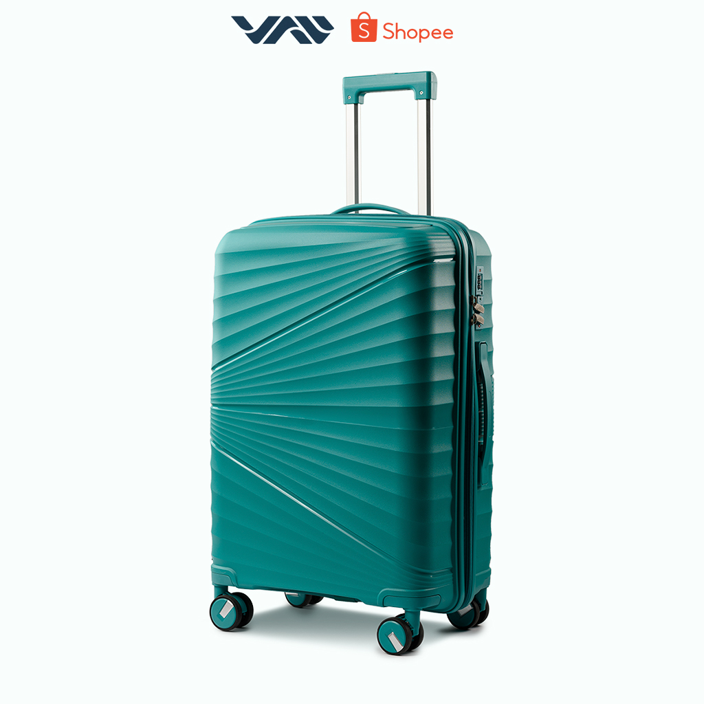 VALI DU LỊCH VALINY VNY03 NHỰA PP MÀU CAM