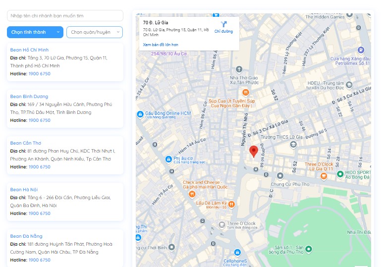Hệ thống cửa hàng