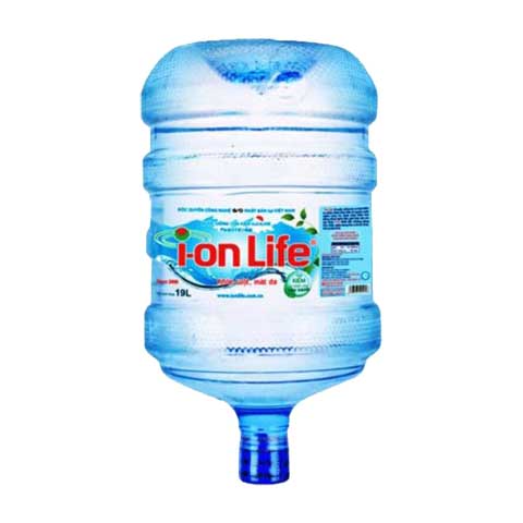 Nước ion Life 19L đóng bình úp