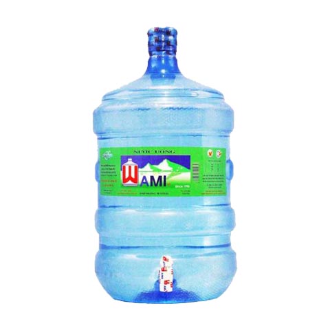 Nước Wami 19L bình có vòi