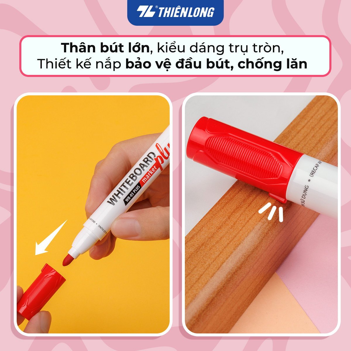 Bút lông bảng Thiên Long WB-03 Plus (12)