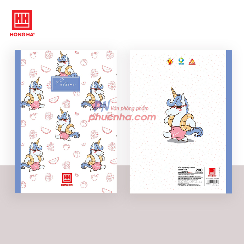 Tập SV Hồng Hà 0749 Sinh viên B5 200 trang 70gsm 4 ly ngang (5/60)