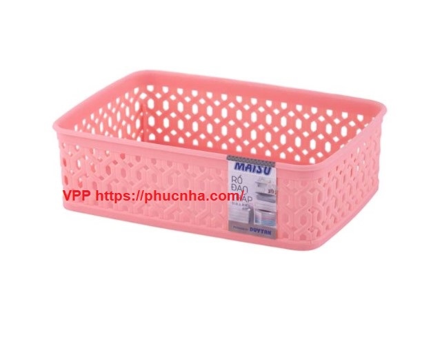 Rổ đan thấp chữ nhật 2T6 35x26x8cm Duy Tân Matsu (20 cái/ kiện)