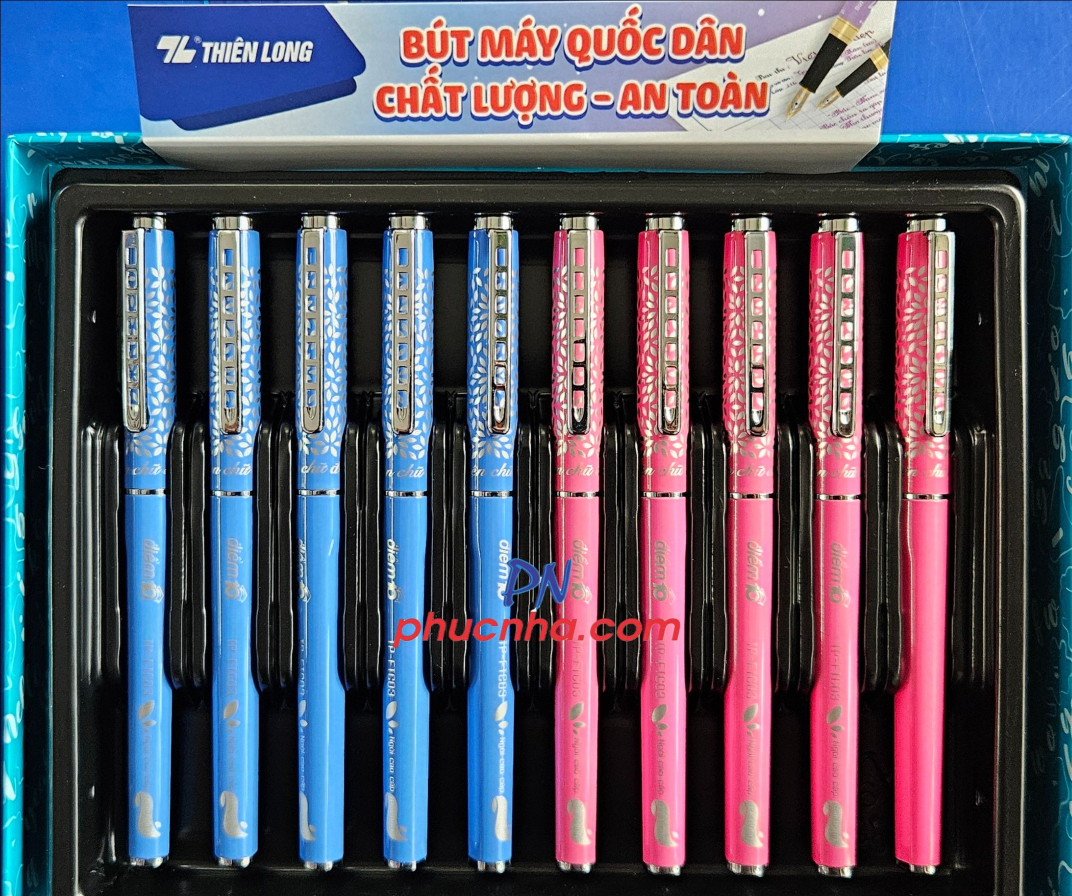 Bút máy Thiên Long Điểm 10 TP-FTC03 ngòi êm (10 cây/ khay)