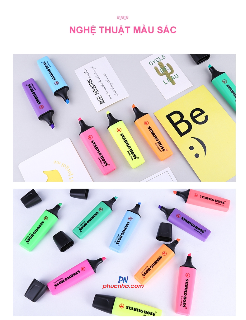Bút dạ quang Stabilo Boss Original 70 (10)