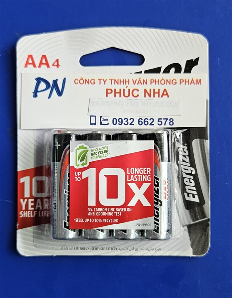 Pin Energizer Max AA 2A E91 BP4 (4 viên/ vỉ) (12)