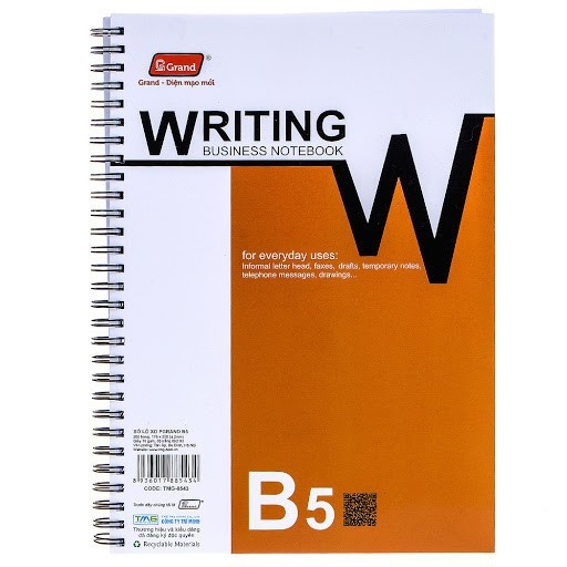 Sổ lò xo B5 Grand 8543 200 trang 70gsm
