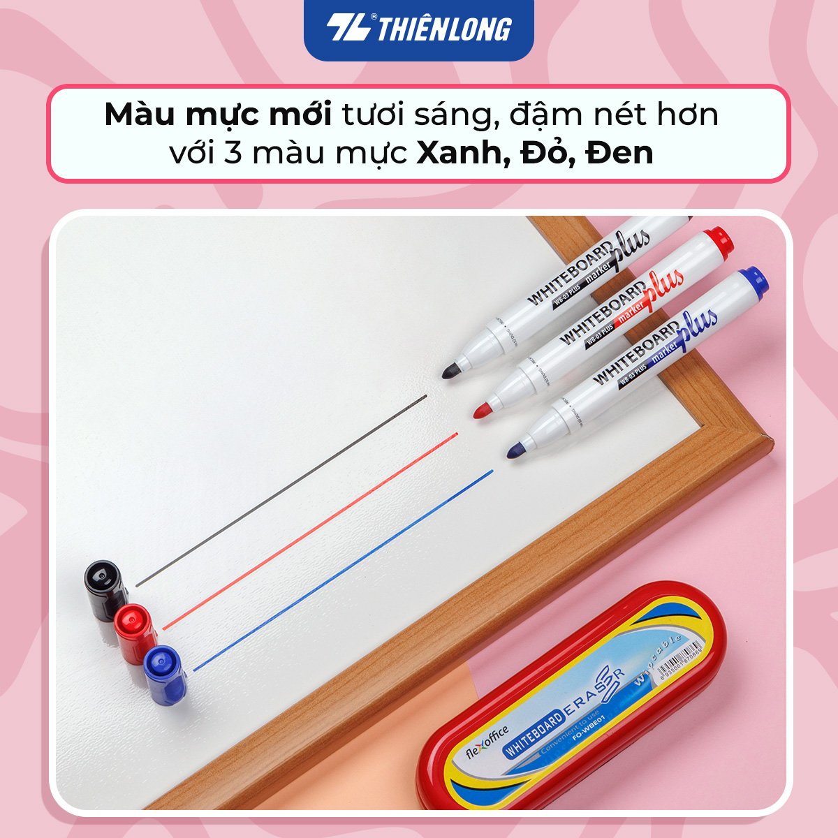 Bút lông bảng Thiên Long WB-03 Plus (12)