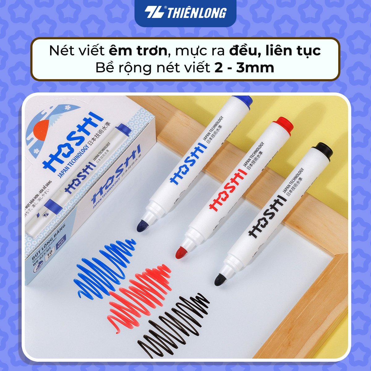 Bút lông bảng Thiên Long WB-025/HS Hoshi (10)