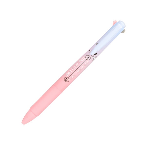 Bút bi bấm 4 màu mực 0.7 Deli Q183 (36)