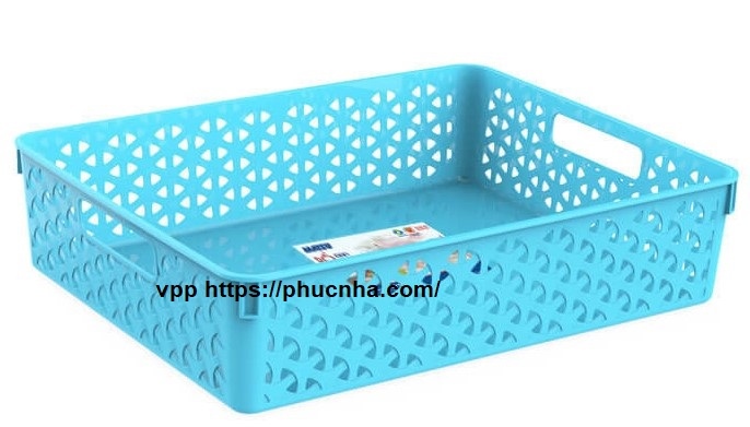 Rổ đan 1T7 23.5x17x8cm chữ nhật Duy Tân (25 cái/ kiện)