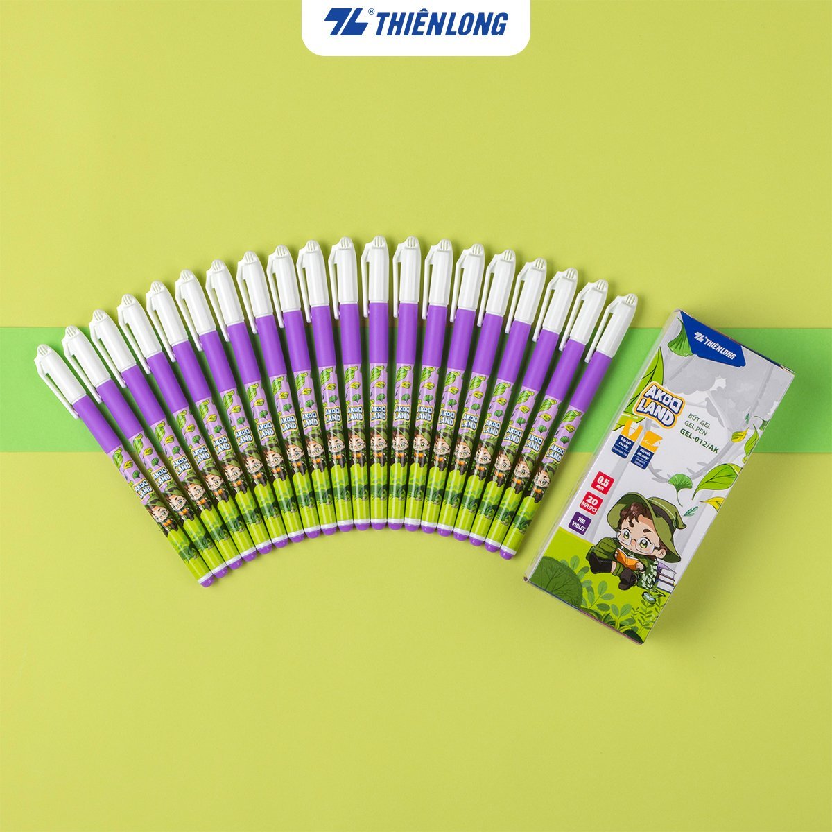 Bút gel Thiên Long GEL-012/AK 0.5mm (20)