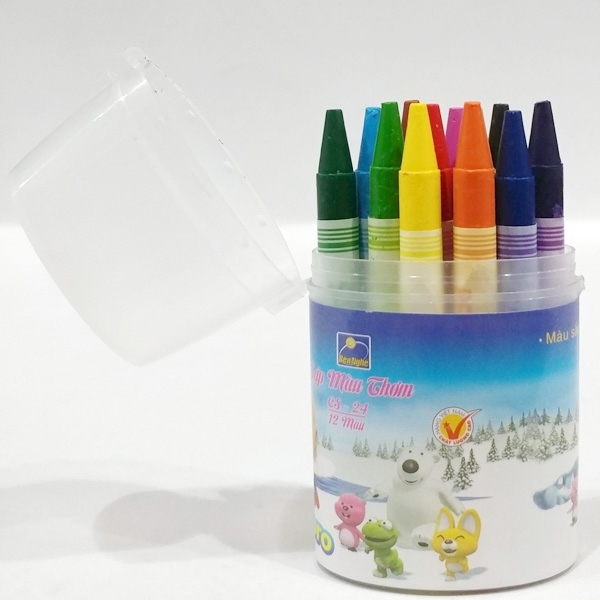 Sáp màu 12 màu Bến Nghé CS-24