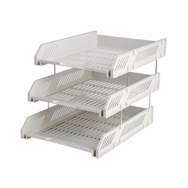 Kệ hồ sơ ráp nhựa 3 tầng A4 chốt sắt Comix B2060