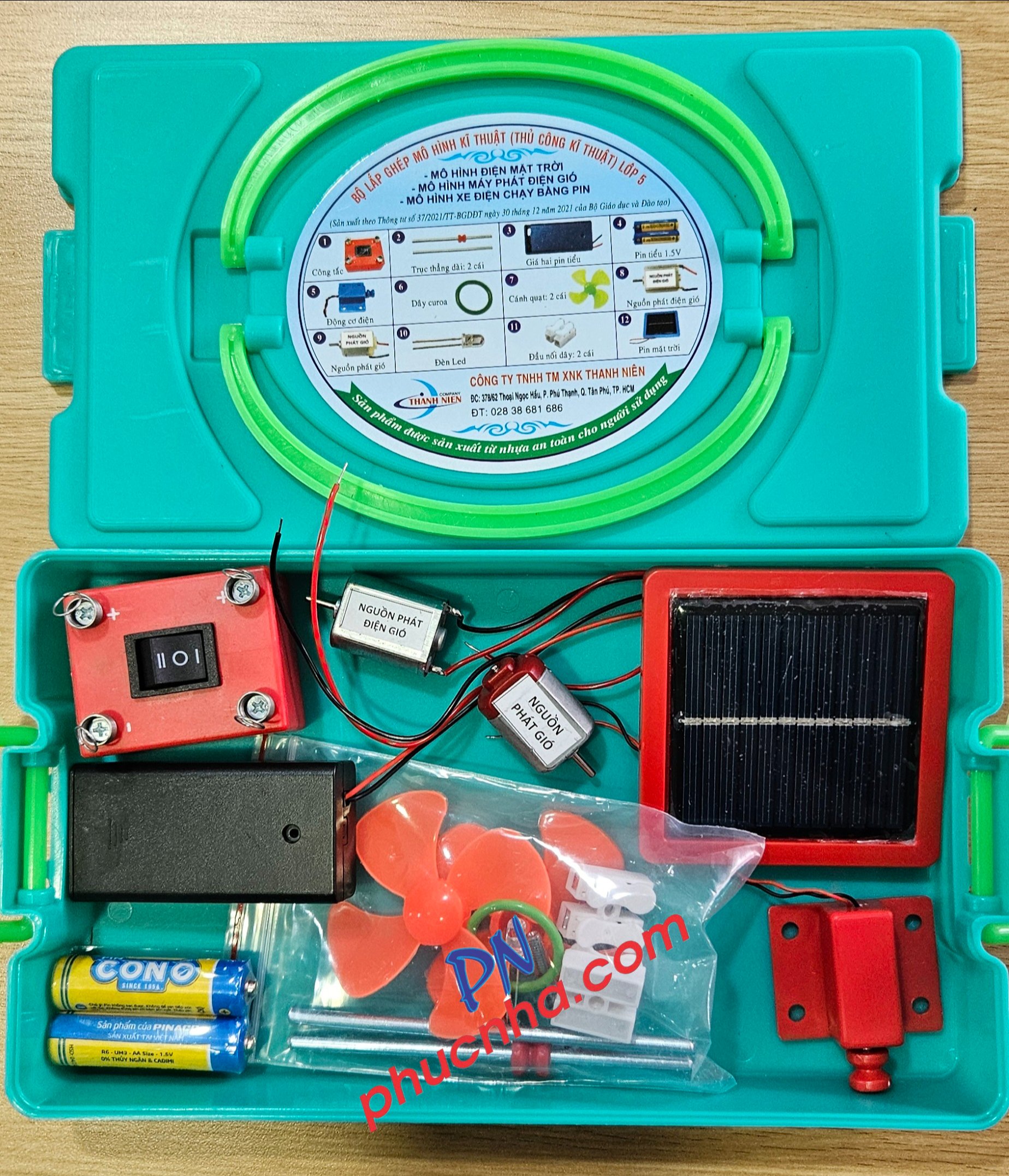 Bộ lắp ghép mô hình kĩ thuật - Thủ công kĩ thuật Lớp 5 (Thanh Nien) (phần lắp ráp mạch điện lớp 5 môn công nghệ)