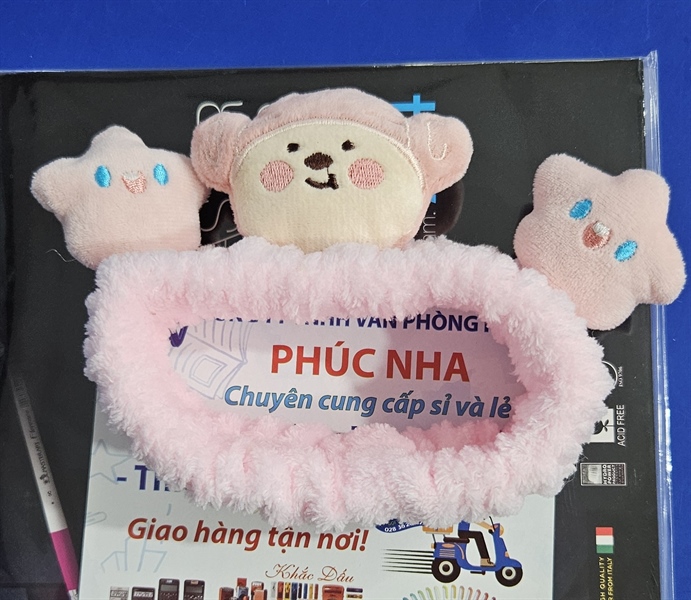 Bờm cài tóc, băng đô Mix mẫu - Bờm Băng đô rửa mặt dễ thương co giãn tốt hình thù ngộ nghĩnh cài tóc skincare